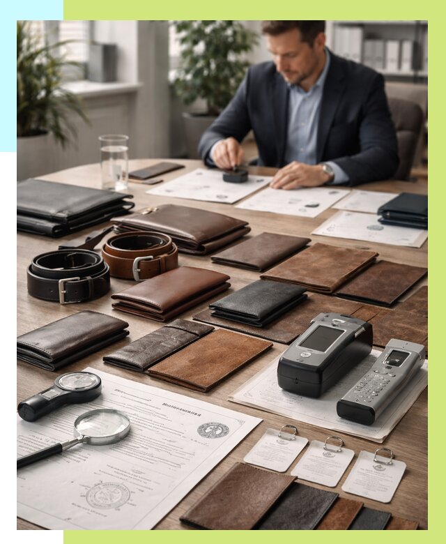 Сертификация кожаных изделий в Кирове от 12198 р. | Алешин-Кро