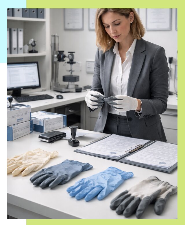 Сертификация перчаток в Кирове от 8640 р. | Алешин-Кро