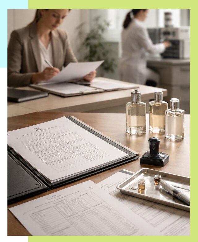 Сертификация парфюмерии в Кирове от 15248 р. | Алешин-Кро