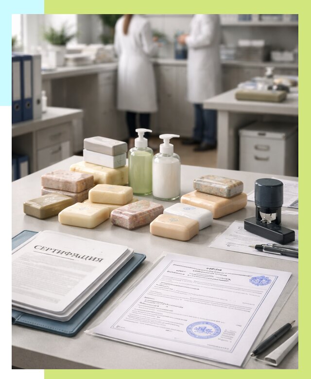 Сертификация мыла и сертификат на мыло в Кирове от 12198 | Алешин-Кро