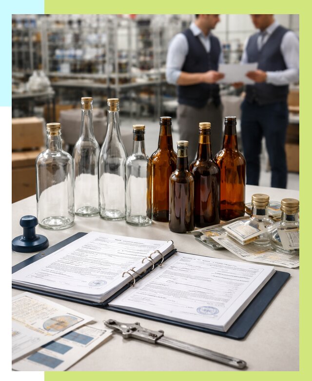 Сертификация стеклянных бутылок в Кирове от 25413 р. | Алешин-Кро