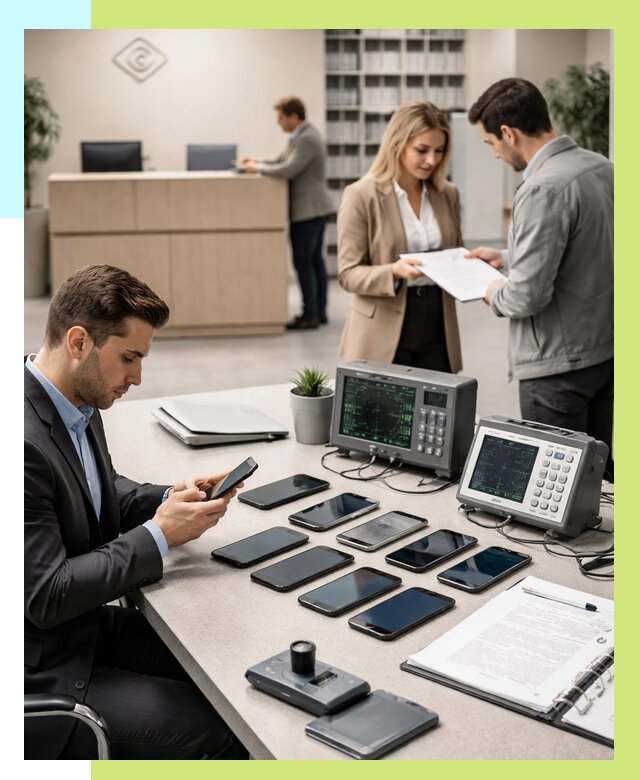 Сертификация телефонов в Кирове от 25413 р. под ключ | Алешин-Кро