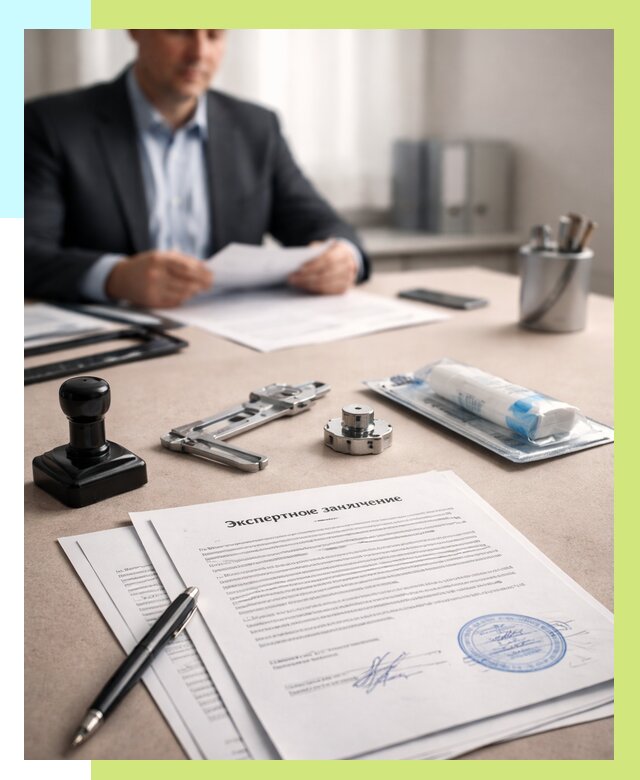 Экспертное заключение на продукцию в Кирове от 8640 р. | Алешин-Кро