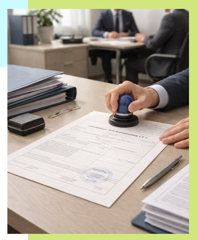 Сертификат происхождения СТ 1 в Кирове от 4574 р. | Алешин-Кро