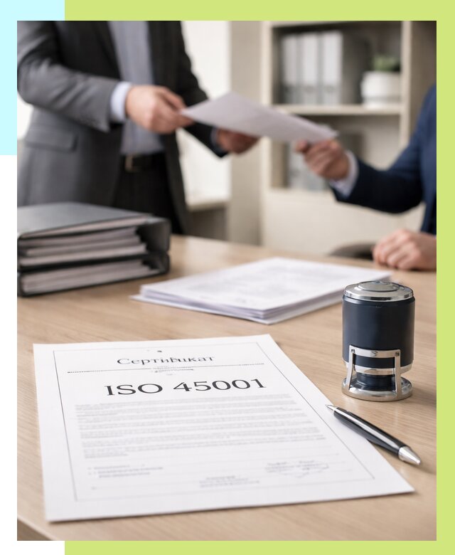Сертификат ISO 45001 в Кирове под ключ от 45743 р. | Алешин-Кро