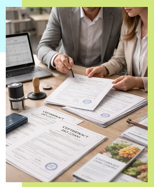 Сертификат ISO 22000 в Кирове от 40660 р. под ключ | Алешин-Кро