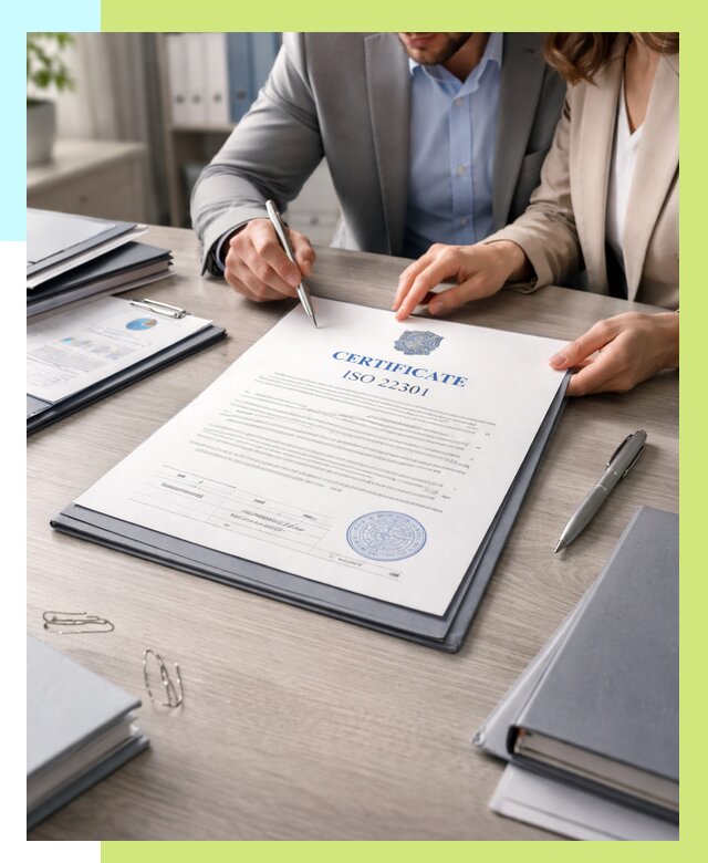 Сертификат ISO 22301 в Кирове от 45743 р. | Алешин-Кро срочно