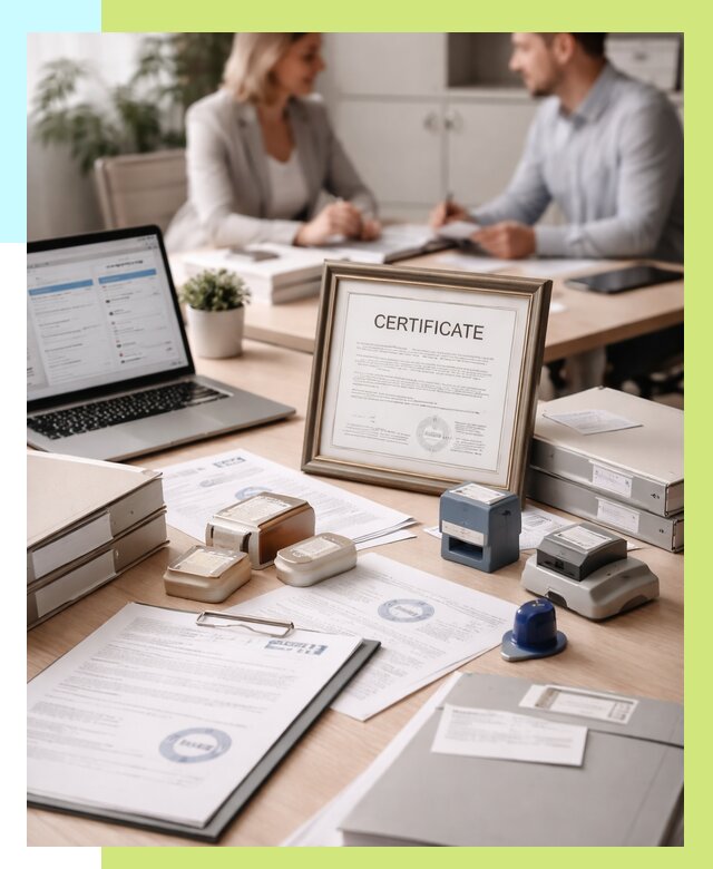 Сертификация компании в Кирове от 45743 р. | Алешин-Кро — заказ